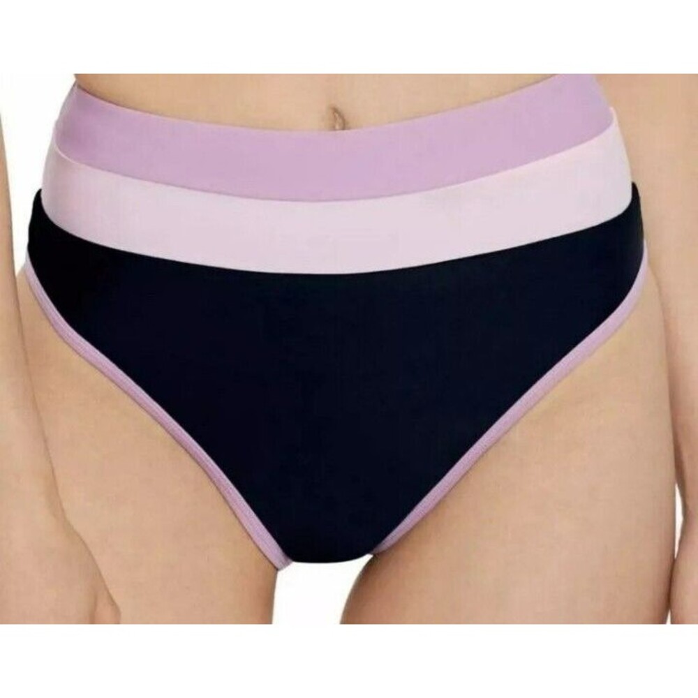 Salt + Coveโ Size XS High Rise Black Pink Purple Bikini Bottom NWT